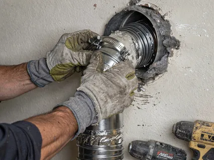 Dryer Vent Hose Installation in Clearwater