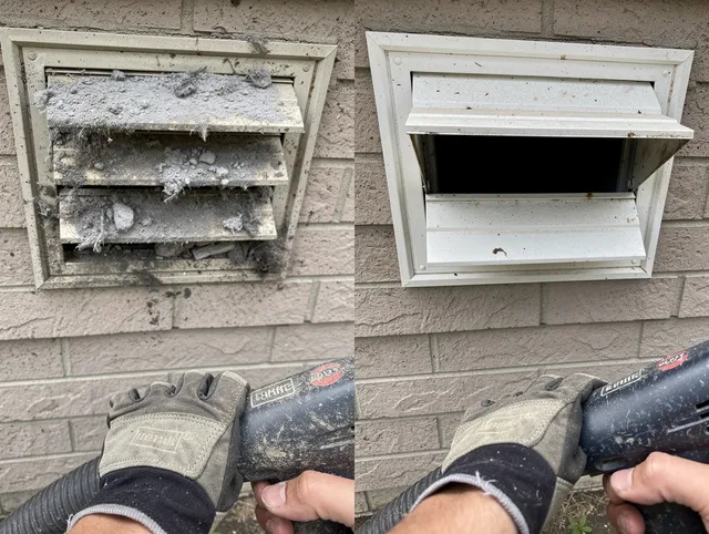 Professional dryer exhaust vent cleaning by Clearwater Dryer Vent Cleaning in Clearwater