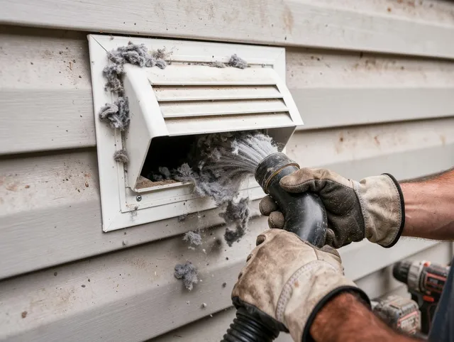 Professional dryer vent cleaning by Clearwater Dryer Vent Cleaning in Clearwater