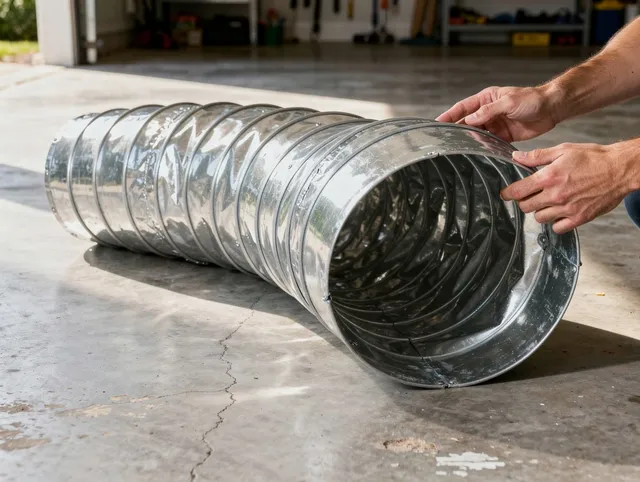 Clearwater Dryer Vent Cleaning specialist using advanced equipment for thorough duct cleaning in Clearwater