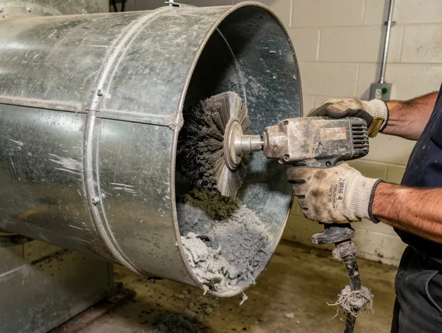 Industrial-grade dryer vent cleaning by Clearwater Dryer Vent Cleaning in Clearwater