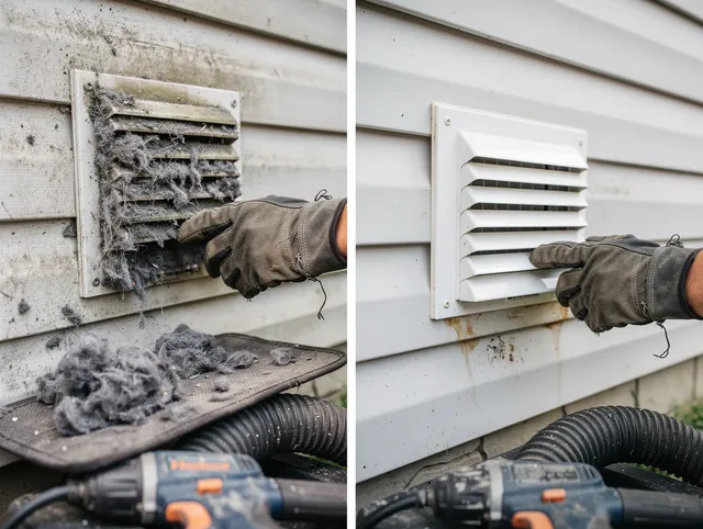 Residential dryer vent cleaning by Clearwater Dryer Vent Cleaning in Clearwater